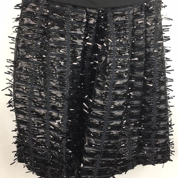 J.Crew Black Strapless Holiday Party Tinsel Dress - Picture 2 of 7